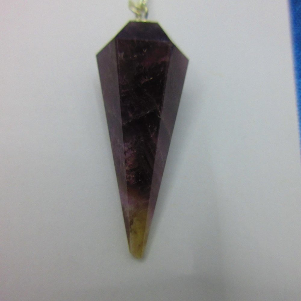 Amethyst Pendulum Dowsing Tool Gemstone Semi Precious